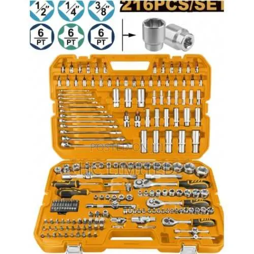 Ingco 216 PCS Combination Tools Set - Hkthp22161 · Photo 1