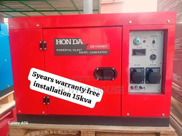 Electric Borea Honda Diesel Generator 15kva 16500watts · Photo 1