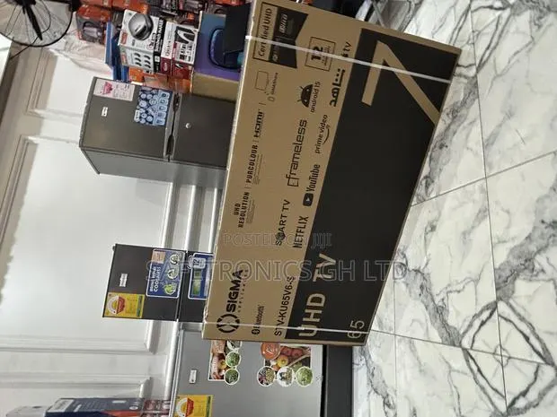 Get Frameless 65 Inch Sigma (Sig-Ku65v6-S) Smart Uhd Led Clear Tv · Photo 1
