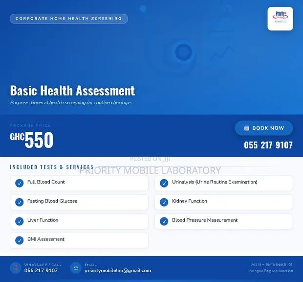 Basic Health Assessment Package · Photo 1