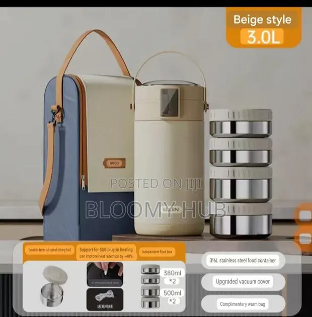 Upgraded AILIJIN Plug in Heating + Heat Preservation Vacuum Flask