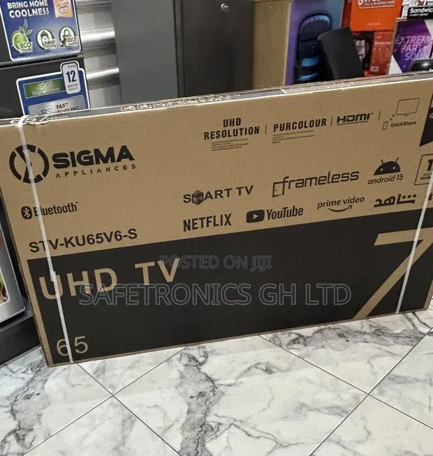 Original Smart Sigma Uhd Led Sig-Ku65v6-S Best Tv · Photo 1