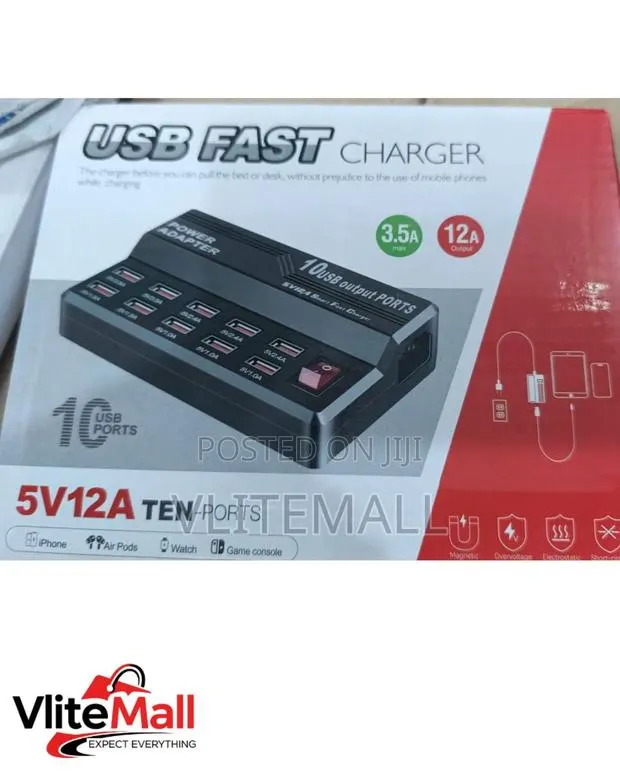 10-Port Usb Fast Charger (Model: 838) · Photo 1