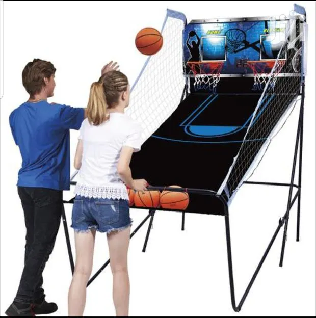 Arcade Basketball Hoop System Stand Electronic Goal · Photo 1