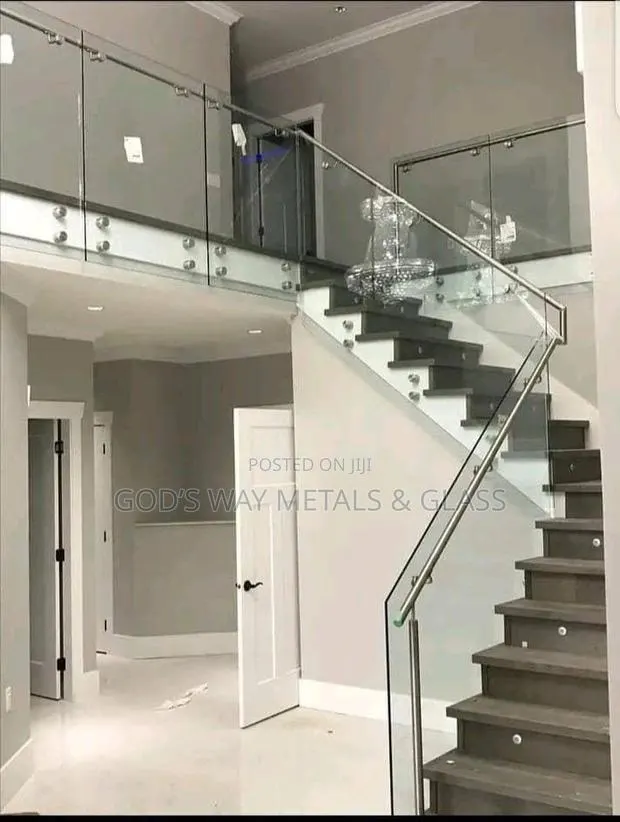 Tempered Glass With Balusters Stainless Steel Works · Photo 1