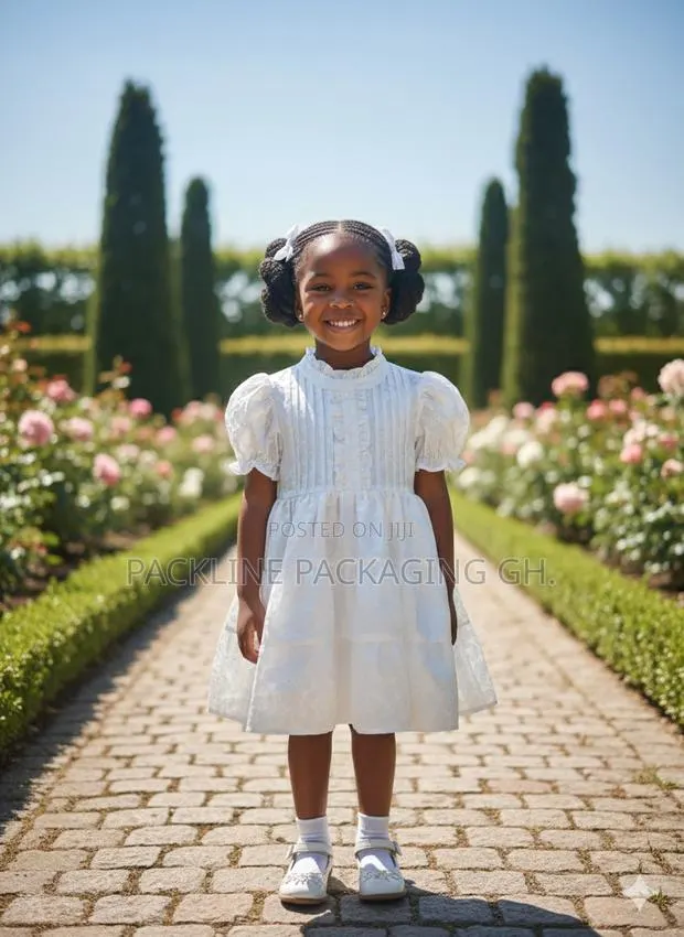 White Girls Dress Kids Clothes Outfit · Photo 1