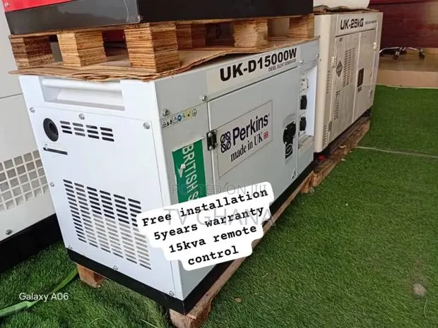 Perkins 15kva Silent Diesel Gen – Remote Start Feature · Photo 1