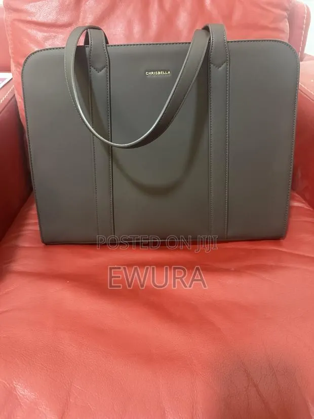 Chrisbella Large Coffee Brown Laptop Bag · Photo 1