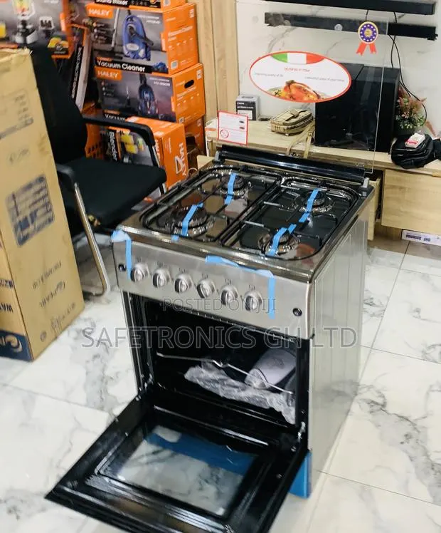 Choose New Line Ferre 60x60 4 Burner Gas Cooker, Auto Ignition · Photo 1