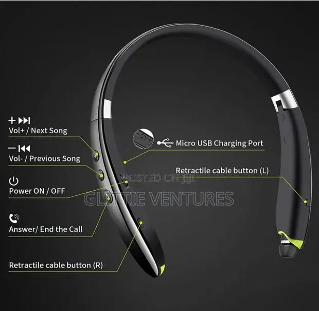 Retractable Bluetooth Headset · Photo 1