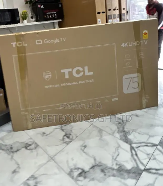Newly Virtual 75 Inch Smart TCL Android Frameless P755 Led Tv · Photo 1