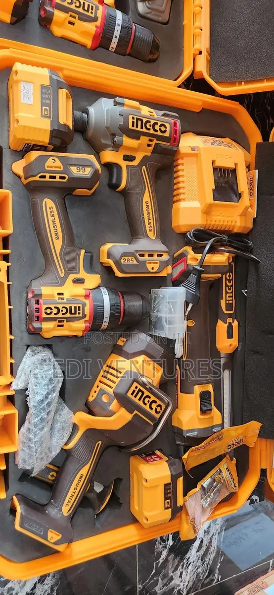 Ingco Cordless 5 Pcs Combination Package Kit · Photo 1