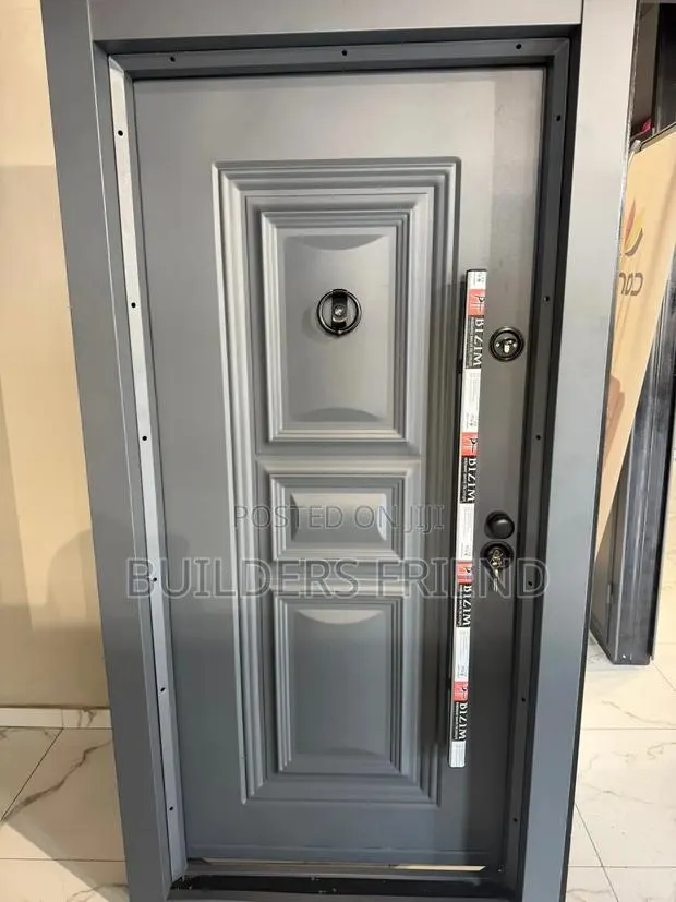 Gray Full Metal Heavy Security Door+Accessories · Photo 1