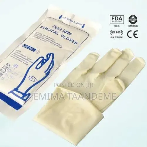 Latex Surgical Gloves · Photo 1