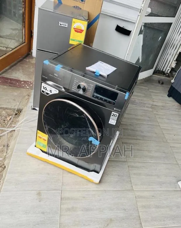 Super Classic TCL 10.5kg Front Load Washer and Dryer(Gray). · Photo 1