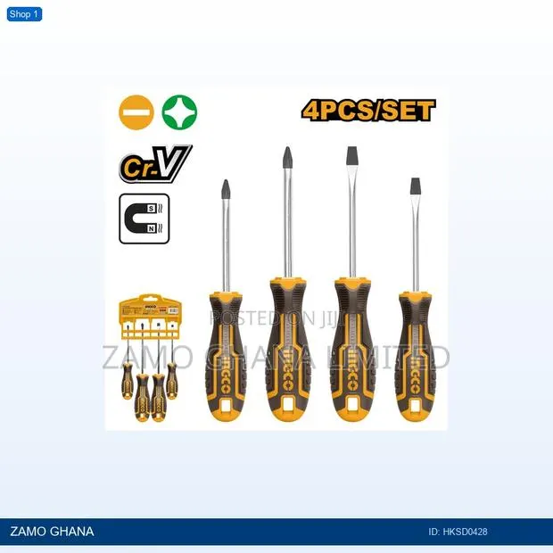 4 PCS Screwdriver - Hksd0428 · Photo 1