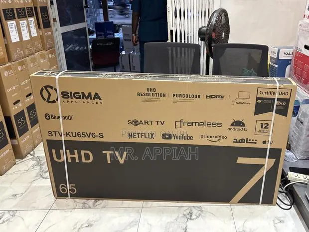 Buy Original Sigma 65 Inch Uhd Smart Digital Frameless Television. · Photo 1