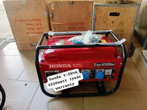Honda 5.0 Big Tank 6500w Generator 5.0 6500watt · Photo 1