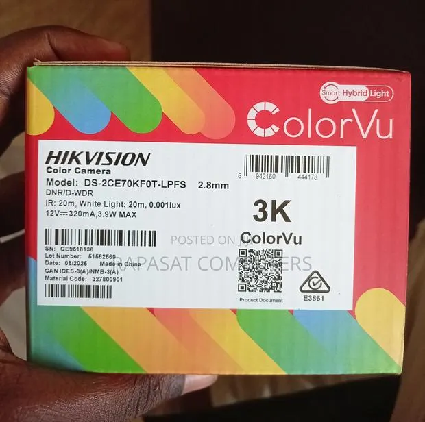 Hikvision Ds-2ce70kfot-LPFS Colour Vu Indoor · Photo 1