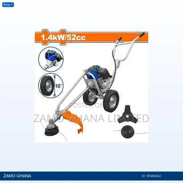 Hand Push Gasoline Grass Trimmer and Bush - Wgm3a52 · Photo 1
