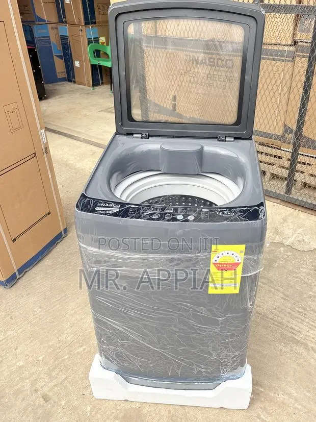 Affordable Nasco 12KG Top Load Washing Machine +FREE NASCO STEAM IRON · Photo 1