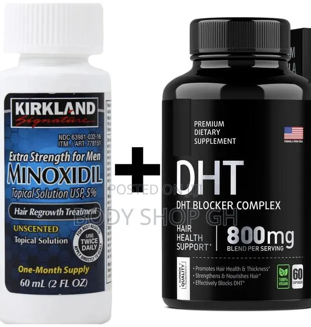 DHT Blocker + Biotin + Minoxidil- For Receding Hairline · Photo 1