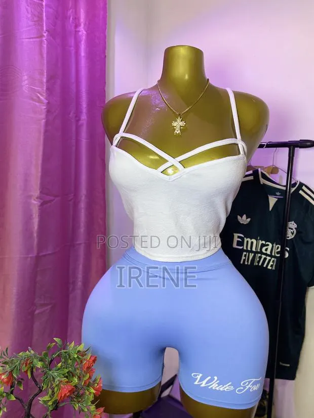 Sexy Biker Shorts and Crop Tops(combo) · Photo 1