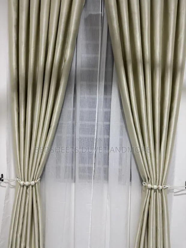 Wider Width Beige Curtains · Photo 1