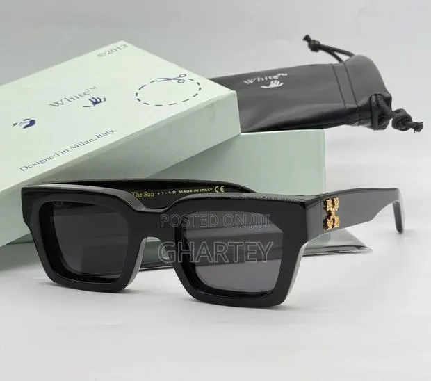 Off White Luxury Fashion Men Glasses - Black · Photo 1