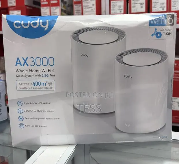 Cudy Ax3000 Wi-Fi 6 2.5g Mesh System M3000 Access Point 2 in 1 Pack · Photo 1