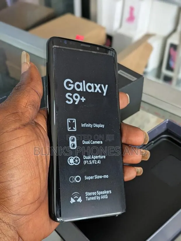New Samsung Galaxy S9 Plus 64 GB Black · Photo 1