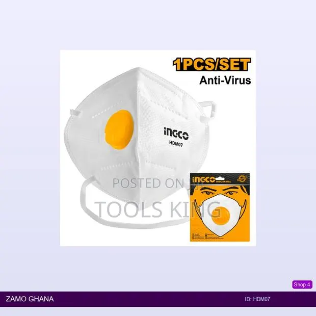 Dust Mask With Valve - Hdm07 · Photo 1