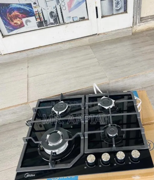 Order Unique Midea 60GJ084 Built in 4 Gas Hob(Black). · Photo 1