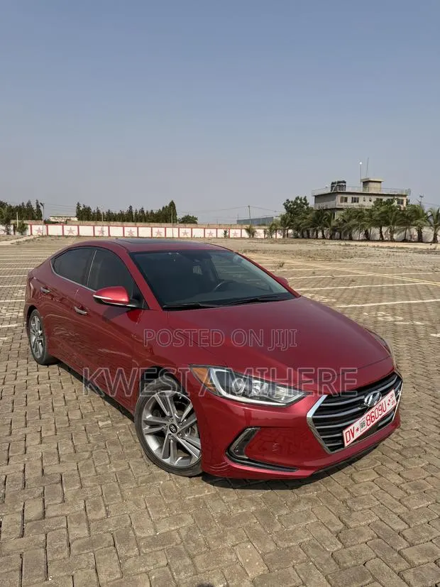 Hyundai Elantra Limited Sedan FWD (2.0L 4cyl 6A) 2017 Red · Photo 1