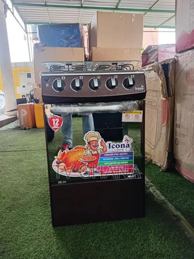 Brand New Icona 4 Gas Burner Cooker – Automatic Ignition, Quality50x50 · Photo 1