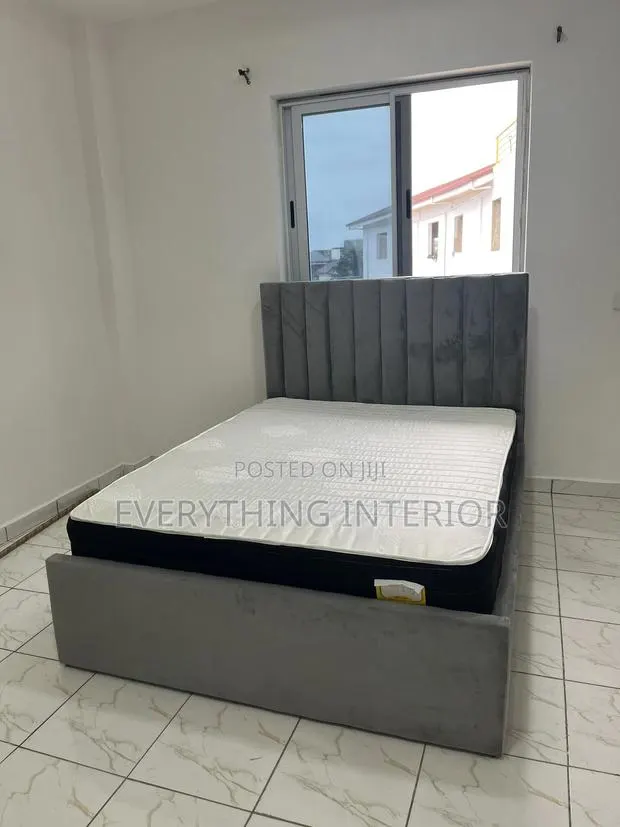 Brand New Queen Size Bedframe and With New Mattress for Sale (60 by 80 · Photo 1