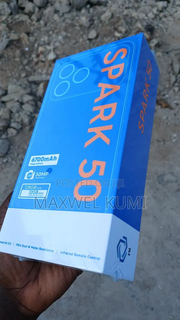 New Tecno Spark 50 128 GB Black · Photo 1