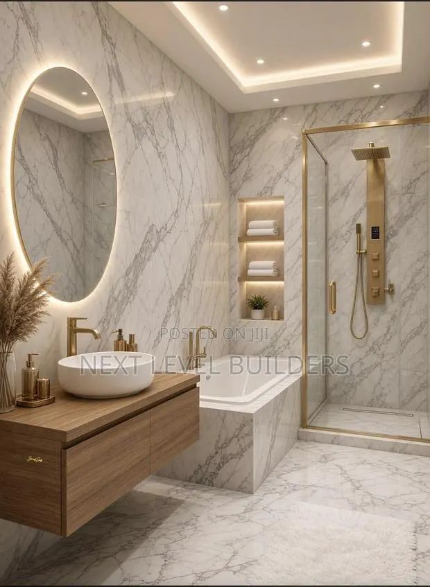 “Professional Floor & Wall Tiling Services by Next Level Builders.” · Photo 1