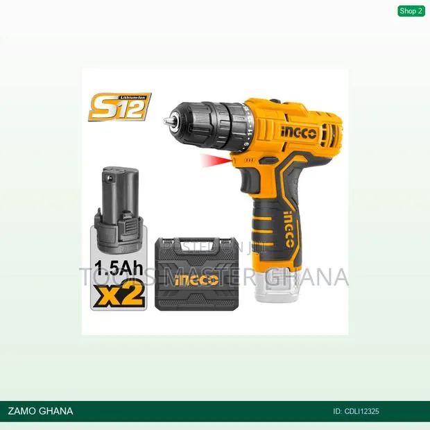 Cordless Drill - Cdli12325 · Photo 1