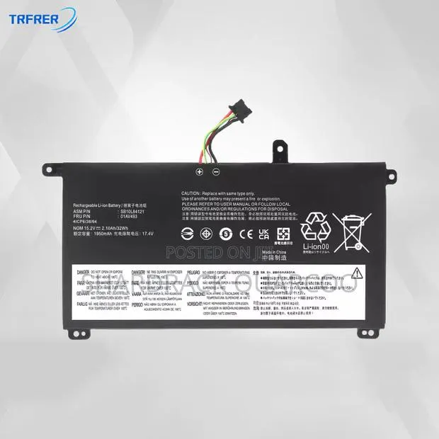 01av493 Laptop Battery Lenovo ThinkPad T570 T580 P51s P52s · Photo 1