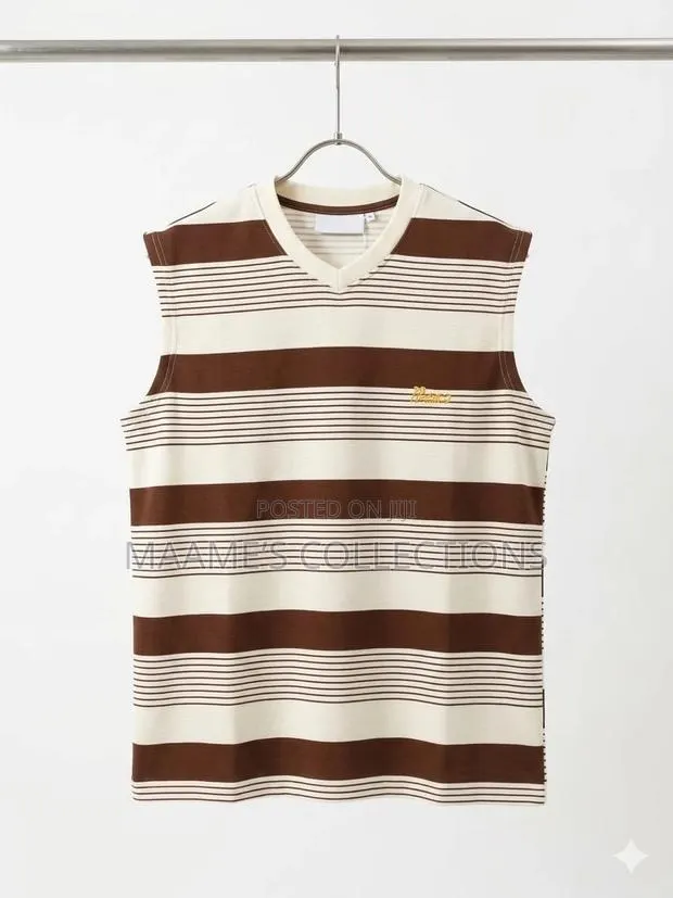 Men’S Ribbed Striped Tank Top / Sleeveless · Photo 1