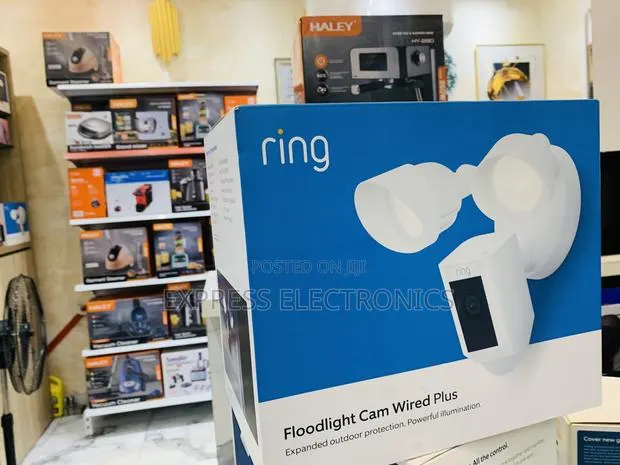 Newly Sealed in Box Ring - Floodlight Cam Plus Outdoor Wired 1080p · Photo 1