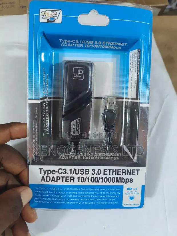 Usb 3.0 Ethernet Adapter 10/100/1000mbps · Photo 1
