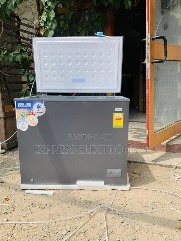 Limited Stock Chest Freezer NAS-400fl Angle Door · Photo 1