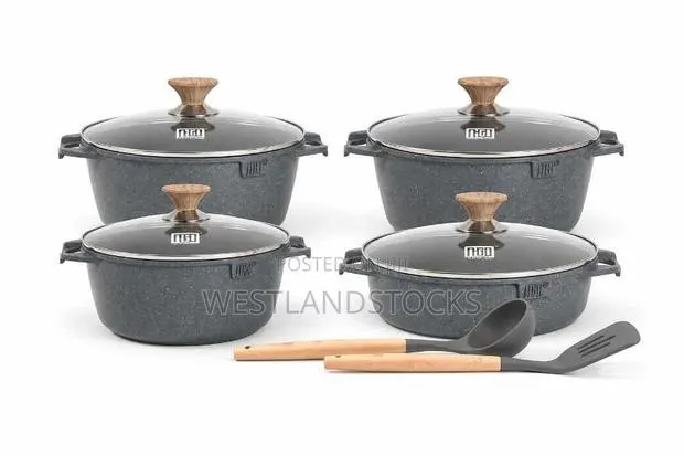 MGC 4-Piece Die Cast Aluminum Ceramic Cookware Set · Photo 1