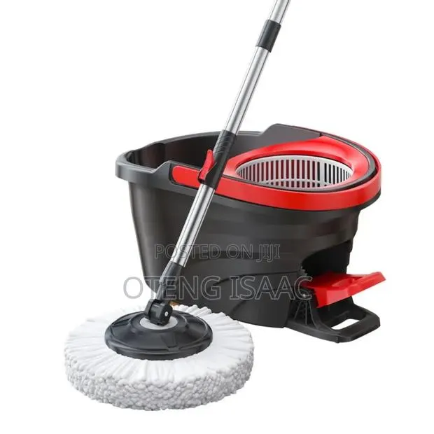 Foot Pedal Spin Mop Bucket Set With 360° Rotating Microfiber Head · Photo 1