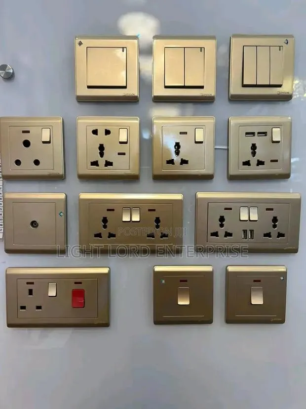 IVF GD Pure Gold Switches and Sockedes With 30years Warranty · Photo 1