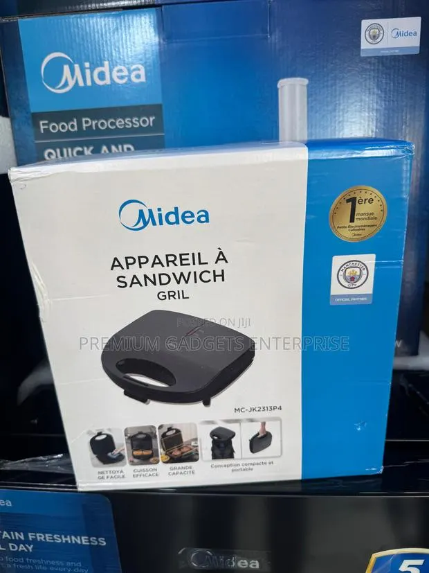 Midea Fast Heating Contact Sandwich Grill 1500w Mc-Jk2313p