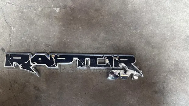 2010 - 2020 F150 Raptor Chrome Black Tailgate or Body Panel Emblem · Photo 1