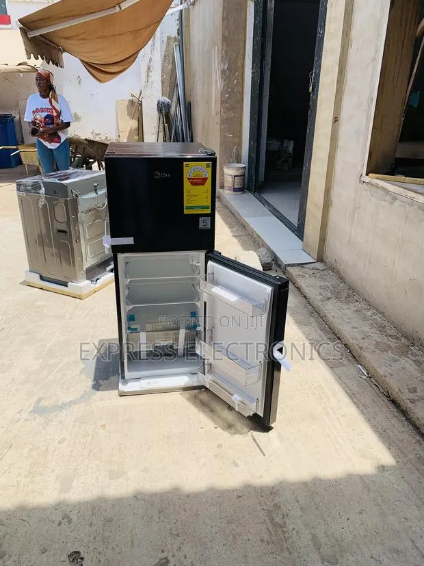 Call and Order for Midea 127l Double Door Fridge Top Freezer · Photo 1